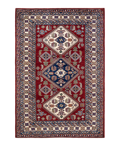 Adorn Hand Woven Rugs Tribal M184966 6'9" X 10' Area Rug In Red