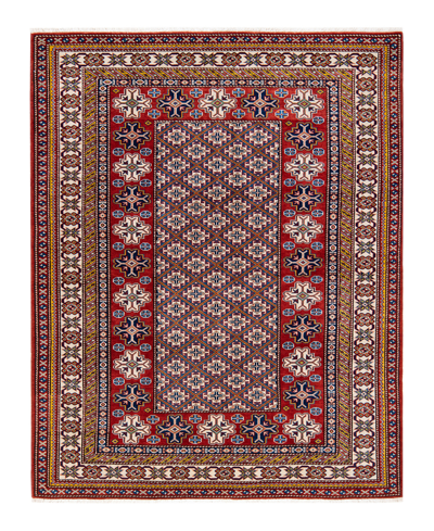 Adorn Hand Woven Rugs Tribal M1870 5'1" X 6'6" Area Rug In Red