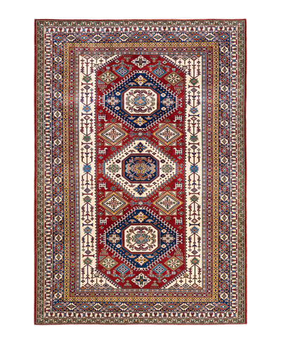 Adorn Hand Woven Rugs Tribal M184959 6'10" X 10'3" Area Rug In Red
