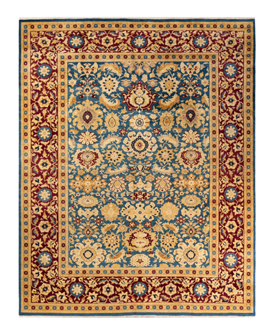 Adorn Hand Woven Rugs Mogul M1175 9'3" X 11'10" Area Rug In Blue