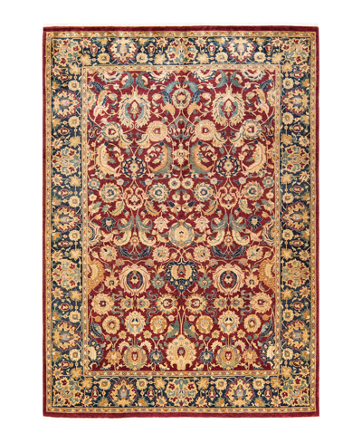 Adorn Hand Woven Rugs Mogul M1063 6'2" X 9' Area Rug In Red