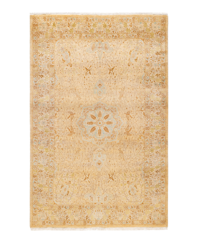 Adorn Hand Woven Rugs Mogul M148225 4'1" X 6'6" Area Rug In Ivory
