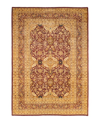 Adorn Hand Woven Rugs Mogul M1195 6'1" X 9' Area Rug In Red
