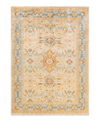 Adorn Hand Woven Rugs Mogul M127365 6'1" X 8'6" Area Rug In Ivory