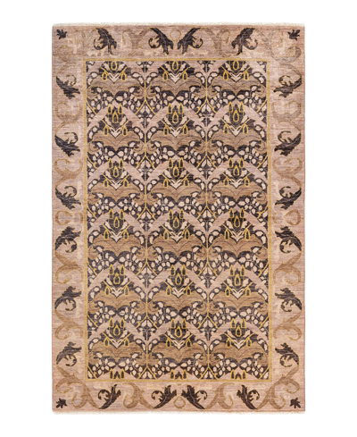 Adorn Hand Woven Rugs Arts Crafts M15625 5'10" X 9'4" Area Rug In Beige