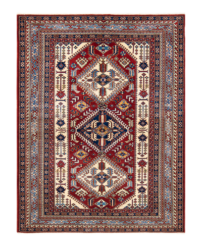 Adorn Hand Woven Rugs Tribal M1864 5' X 6'9" Area Rug In Red