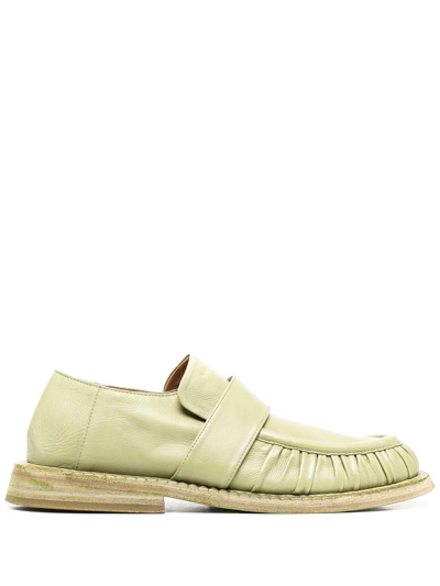 Marsèll Chunky Slip-on Leather Loafers In Sage Green