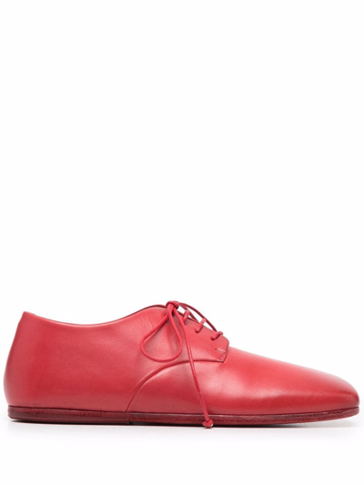 Marsèll Square-toe Lace-up Shoes In Red