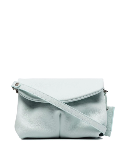 Marsèll Pebbled Leather Crossbody Bag In Blue