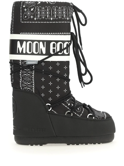 Moon Boot X Highsnobiety Padded Boots In Black