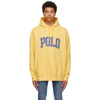 POLO RALPH LAUREN YELLOW 'THE RL' LOGO HOODIE