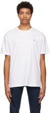 Polo Ralph Lauren Crewneck Cotton-jersey T-shirt In White/c7996