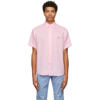 Polo Ralph Lauren Pink Linen Classic Short Sleeve Shirt