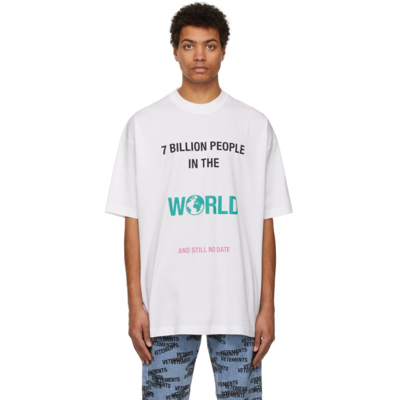Vetements T-shirts And Polos White - Atterley