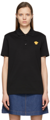 VERSACE BLACK MEDUSA POLO