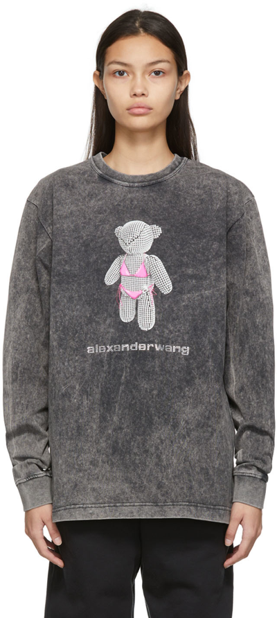 Alexander Wang Teddy 图案卫衣 In Grey