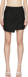 Wardrobe.nyc X The Woolmark Company Release 05 Wrap Mini Skirt In Black