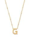 KENDRA SCOTT INITIAL PENDANT NECKLACE