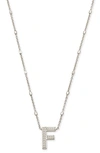 KENDRA SCOTT INITIAL PENDANT NECKLACE