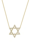 ZOË CHICCO DIAMOND STAR OF DAVID PENDANT NECKLACE