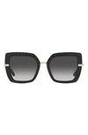 DOLCE & GABBANA 52MM SQUARE SUNGLASSES