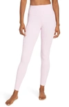 Zella Live In Rib Pocket High Waist Leggings In Pink Lavender