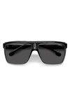 Carrera Eyewear Flat Top Gradient Sunglasses In Black / Gray Polarized