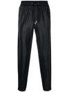 SAINT LAURENT SIDE-STRIPE TAPERED TROUSERS