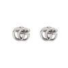 Gucci Silver Cufflinks With Double G In Silver-tone