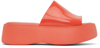 MELISSA RED MELISSA BECKY SANDALS