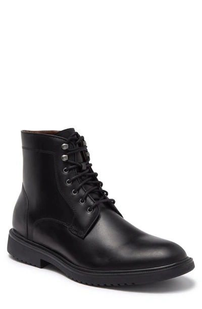 Warfield & Grand Warfield And Grand Styles Leather Lace-up Boot In Black