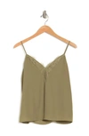Melrose And Market Lace Cami In Olive Aloe