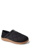 Dearfoams Men's River Closed Back With Collapsible Heel Slippers In Black
