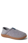 Dearfoams Men's River Closed Back With Collapsible Heel Slippers In Medium Grey