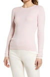 Halogen Ribbed Crewneck Sweater In Purple Bloom