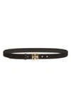 GIVENCHY 4G MONOGRAM LEATHER BELT