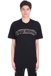 GIVENCHY T-SHIRT IN BLACK COTTON