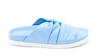 3.1 Phillip Lim Blue Leather Twisted Slides In Blue
