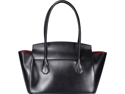 Bally Sandah Leather Top-handle Bag In Black