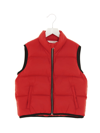 Palm Angels Logo-print Padded Gilet In Red