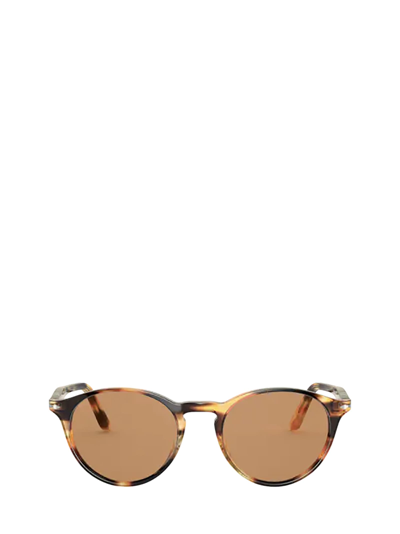 Persol Po3092sm Striped Honey Unisex Sunglasses