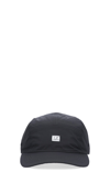 C.p. Company Chrome Logo-patch Shell Cap In Black