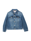 Dondup Teen Buttoned-up Denim Jacket In Denim