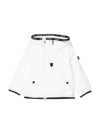 Moncler Contrasting-trim Detail Jacket In Bianco
