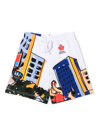 Dsquared2 Multicolor Teen Bermuda Shorts Dsquared Kids