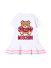 MOSCHINO NEWBORN WHITE DRESS