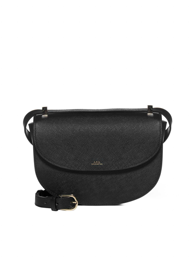 Apc A.p.c. Genève Shoulder Bag In Black