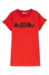 MOSCHINO KIDS' FRUIT LOGO T-SHIRT DRESS