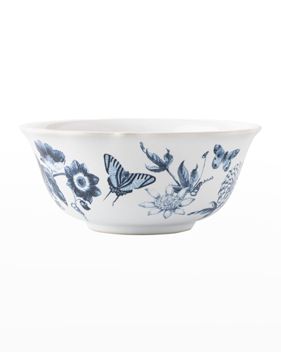 Juliska Field Of Flowers Chambray Cereal/ice Cream Bowl