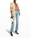 Cami Nyc Lace-trimmed Silk-charmeuse Camisole In Coffee